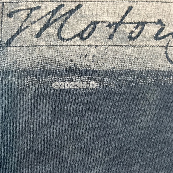 Harley-Davidson Long Sleeve Bulldog Smithfield NC Graphic Tee Size XL - Picture 9 of 12